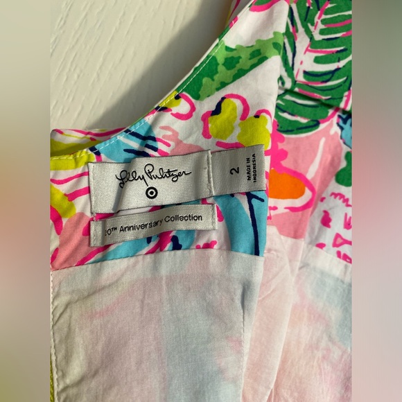Lilly Pulitzer for Target Nosey Posey Floral Shift Dress-Colorful-Women 2 NWOT - Picture 11 of 13